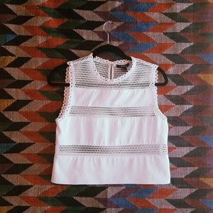 Forever 21 White Crop Top